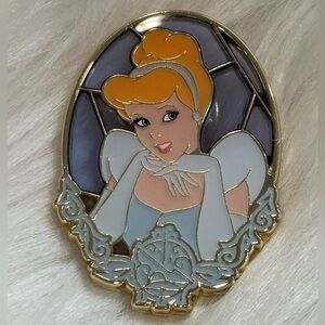 Loungefly Disney Princess Cinderella Stained Glass Portrait Blind Box Enamel Pin